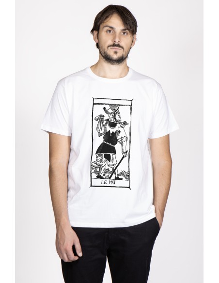 T-shirt  Uomo "Tarot De Marseille" Tarocchi di Marsiglia  Le Mat