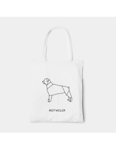 Shopper Bag Origami Rottweiler Bag