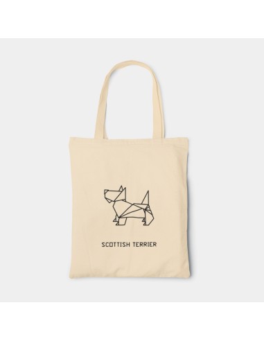 Shopper Bag Origami Bag Scottish Terrier
