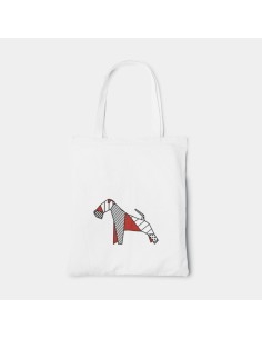 Shopper Bag Borsa Pop Origami Fox Terrier 2