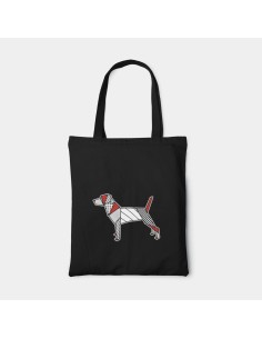 Shopper Bag Pop Origami Jack Russell Bag 2