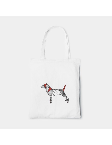 Shopper Bag Borsa Pop Origami Jack Russell