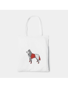 Shopper Bag Pop Bag Origami Siberian Husky 2