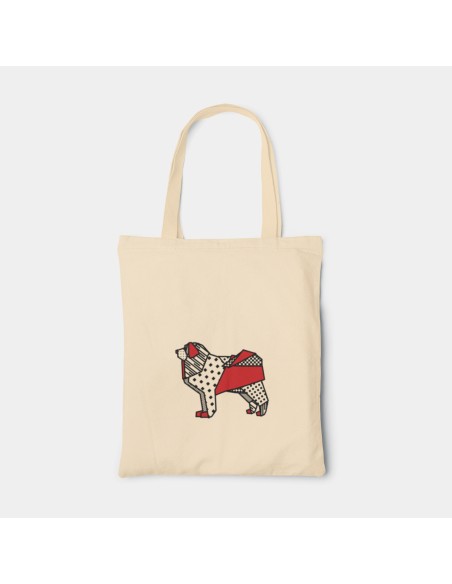 Shopper Bag Pop Bag Origami Tibetan Mastiff