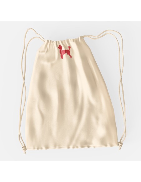 Drawstring Bag Sacca Minigami Toy Poodle