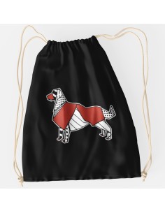 Drawstring Bag Sacca Pop Origami Golden Retriever 2