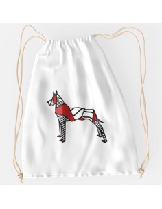 Drawstring Bag Sacca Pop Origami Great Dane 2
