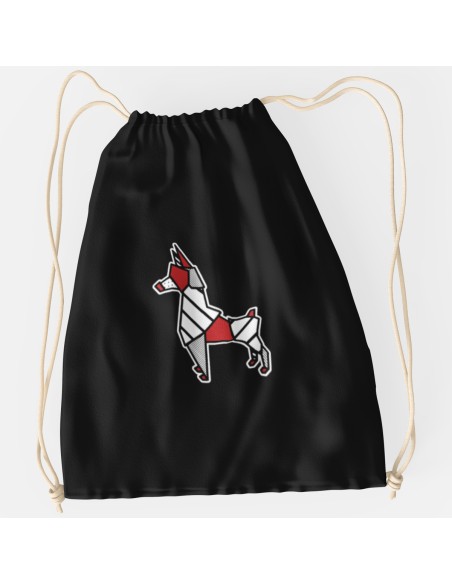 Drawstring Bag Sacca Pop Origami Pinscher
