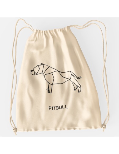 Drawstring Bag Sacca Origami Pitbull