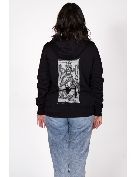 Tarot De Marseille Women's Hoodie La Justice VIII