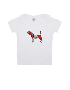 Baby Newborn Pop Origami Beagle T-shirt