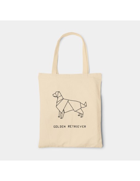 Shopper Bag Borsa Origami Golden Retriever