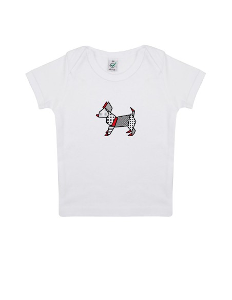 Baby Newborn Pop Origami Chihuahua T-shirt