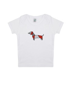 Baby Newborn Pop Origami Dachshund T-Shirt