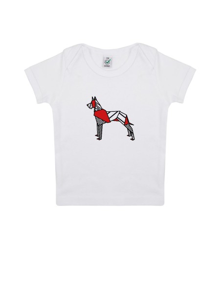 Pop Origami Great Dane Baby Newborn T-Shirt