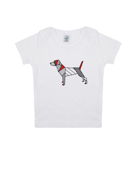 Baby Babies Pop Origami Jack Russell T-shirt