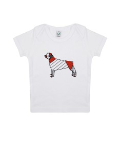 Baby Newborn Pop Origami Rottweiler T-shirt