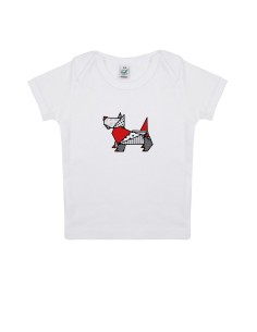 T-shirt Baby Babies Pop Origami Scottish Terrier