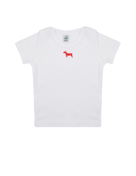 T-shirt Baby Neonati Minigami Bull Terrier