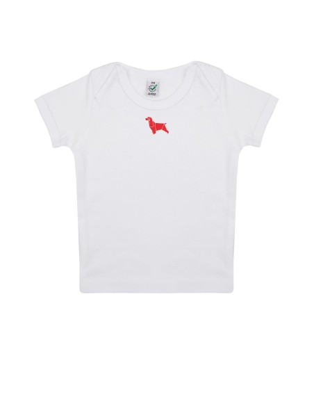 T-shirt Baby Neonati Minigami Cocker Spaniel