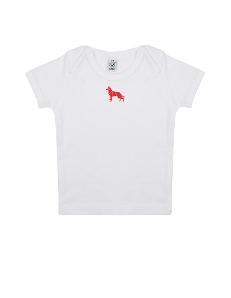T-shirt Baby Neonati Minigami German Shepherd