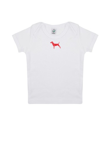 T-shirt Baby Neonati Minigami Jack Russell