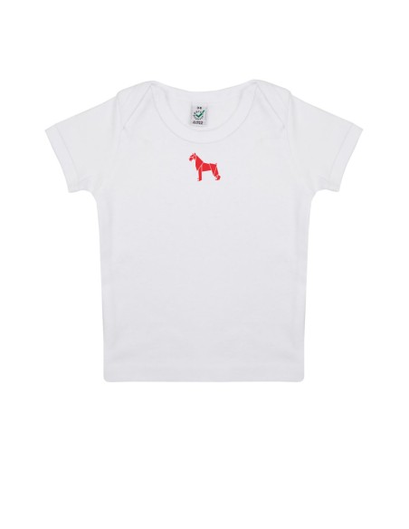 T-shirt Baby Neonati Minigami Schnauzer