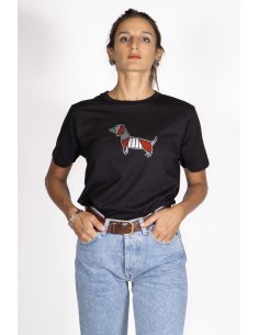 Women's Pop Origami T-shirt Dachshund 2