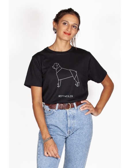 Women's Origami T-shirt Rottweiler