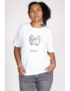 Women's Origami T-shirt Pekingese