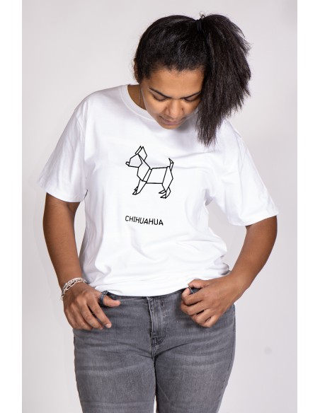 Women's Origami T-shirt Chihuahua