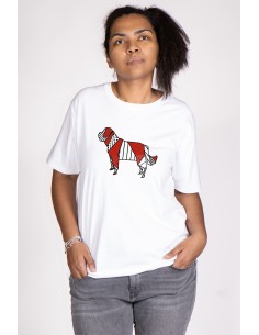 Women's Pop Origami T-shirt Saint Bernard 2