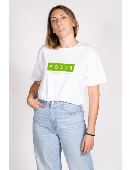 T-shirt Donna Polla Stampa Verde