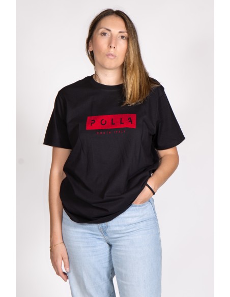 Women's T-shirt Polla Print Red