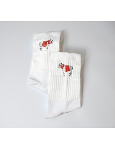 Calze Spugna Uomo Donna Unisex Pop Origami Bulldog