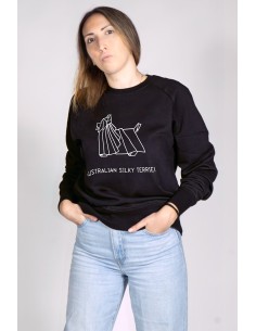 Women's Crew Neck Sweatshirt Origami Australian Silky...