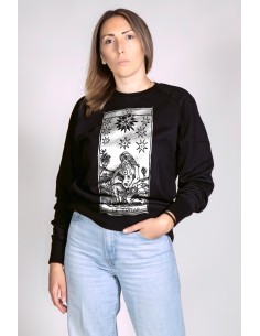 Women's Round Neck Sweatshirt Tarot De Marseille...