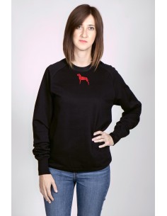 Minigami American Mastiff Woman Round Neck Sweatshirt