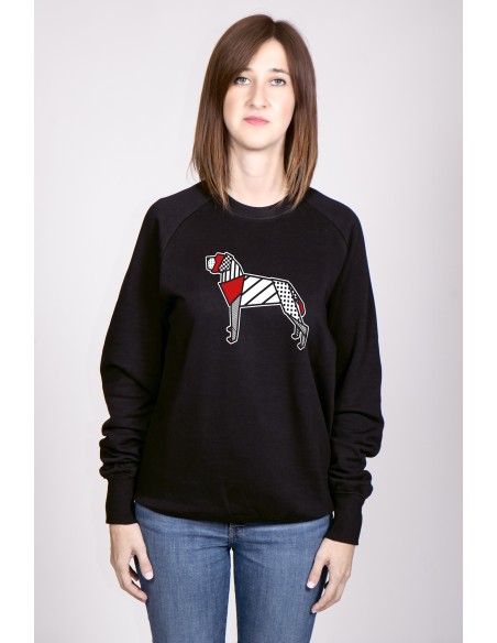 Pop Origami American Mastiff Women's Crew Neck Sweatshirt