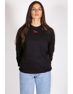 Minigami Dachsund Women's Round Neck Sweatshirt
