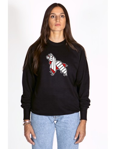 Pop Origami Springer Spaniel Women's Crew Neck...