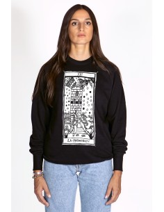 Women's Round Neck Sweatshirt Tarot De Marseille La...