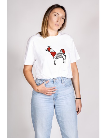 Women's Pop Origami T-shirt Akita