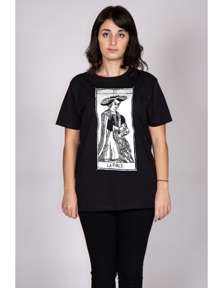 Women's T-shirt Tarot De Marseille La Force XI