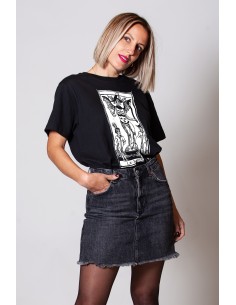 Women's T-shirt Tarot De Marseille Le Diable XV