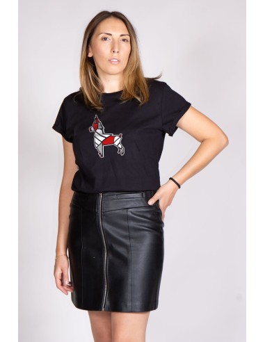 T-shirt Rolled Donna Pop Origami Pinscher