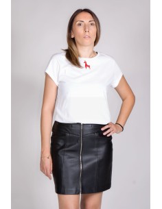 Minigami Pinscher Woman Rolled T-shirt 2