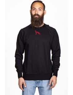 Minigami German Shepherd Men's Round Neck Sweatshirt