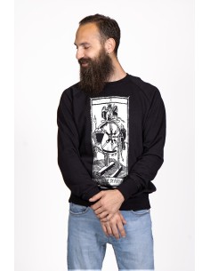 Tarot De Marseille La Roue De Fortune X Men's Round Neck...