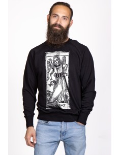 Tarot De Marseille La Temperance XIV Men's Round Neck...